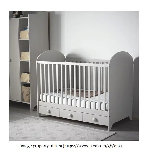 krummelur foam mattress for cot